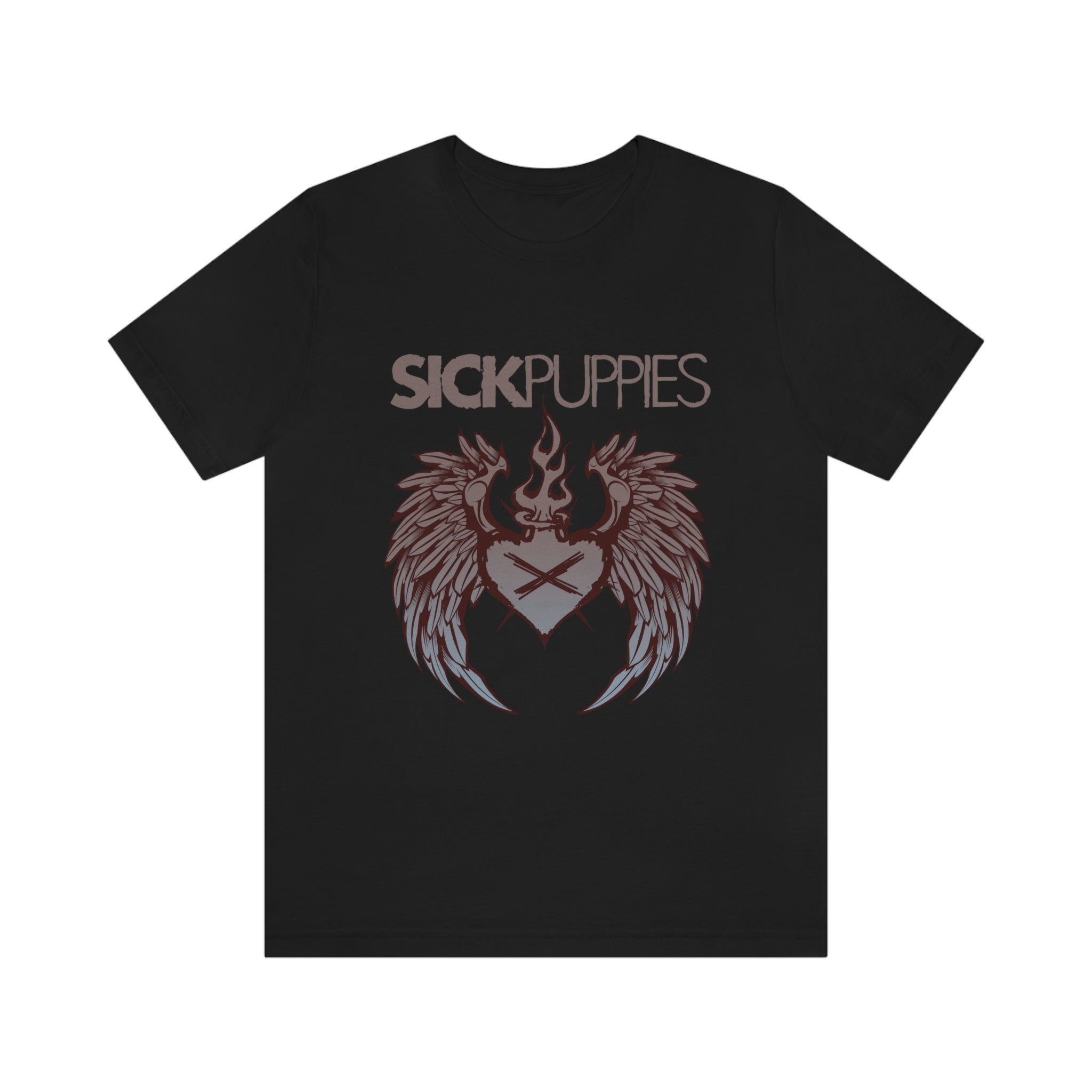 Sick Puppies WingHeart Short Sleeve Tee